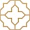 Ekena Millwork 33W x 33H x 38T Small Laird Decorative Fretwork Wood Ceiling Panels, Wood Paint Grade CELW33X33X0375LRDMF - alternate 7